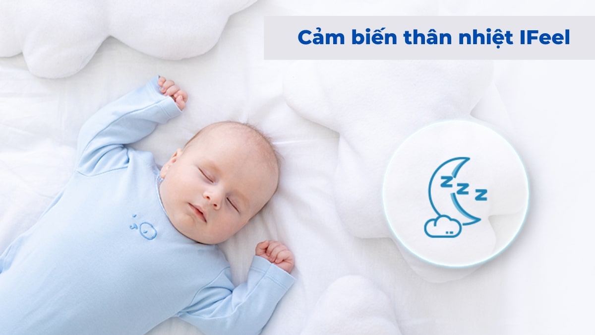 Tự động điều chỉnh nhiệt độ phù hợp bằng cảm biến nhiệt IFeel